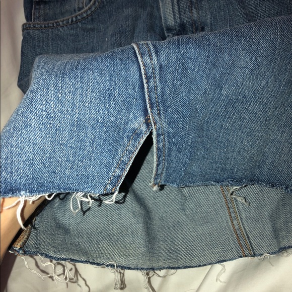 Denim medium wash mini skirt - Picture 3 of 4